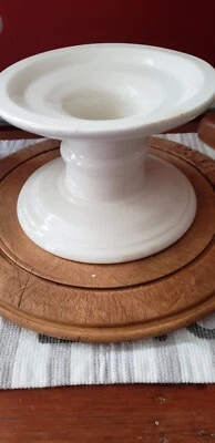 ANTIGUO SOPORTE JAMONERO INGLÉS COUNTRY GRUESO BLANCO IRONSTONE G RUSHBROOKE SMITHFIELD Foto 1 de 4