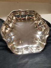 Silver Plated Scalloped Serving Bowl 11”