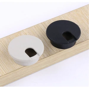 PC Computer Desk Plastic Grommet Table Cable Tidy Wire Hole Cover 35mm - Picture 1 of 3