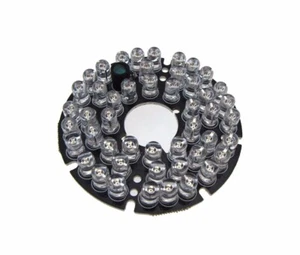 Pannello infrarossi IR 48*LED 5mm 850nm per illuminazione telecamera verison notturna 12VDC - Foto 1 di 2