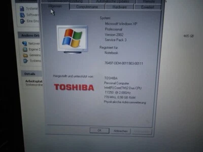Toshiba TECRA S5  gut geeignet für OBD oder andere Diagnose - Bild 1 von 4