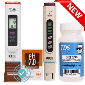 PH80 + TDS-4TM + pH 7 + C342 ppm COMBO - HM Digital Meter/Solution - Picture 1 of 1