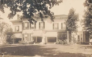 Residence Norwalk CT (scritto sul retro) antico RPPC - Foto 1 di 2
