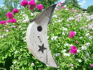 Rustikales Amish handgefertigtes Vogelhaus, primitive Außendekoration - Bild 1 von 6