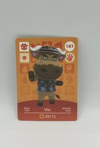 Vic 187 - Serie 2 Animal Crossing Amiibo Karte ungescannt und echt - Bild 1 von 2