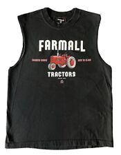 Vintage Farmall Tractors International Case Tank Top Shirt Mens Medium