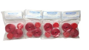 4 Benotto Textured Red Handlebar Tape Cello Bar pack Vintage Bicycle New cinta - Picture 1 of 5