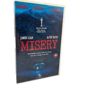 Misery Stephen King Big Box Ex Rental VHS Video Cassette See Description - Picture 1 of 9