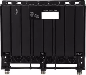 100W UHF 8 Cavity Duplexer N Connector FREE tune radio repeater 400M-520MHz - Picture 1 of 4