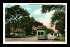DOUBLE+DECK+MOTOR+BUSSES+ON+LINCOLN+PARK+DRIVE+CHICAGO+UNPOSTED+POSTCARD