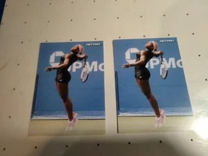 2003 NetPro SERENA WILLIAMS RC ROOKIE #2 G.O.A.T. 2 Card Lot ๐ฅ๐ธ๐ฟ๐พ - Picture 1 of 3