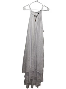 Nuevo con etiquetas Maxi Vestido para Mujer MMille Gabrielle Blanco Sin Mangas Escote Halter Talla 3X - Imagen 1 de 10