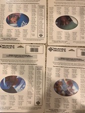 LOT 4 Factory Sealed Superstar HIGH-5 Reusable Decal Sets RYAN, THOMAS, GRIFFEY 
