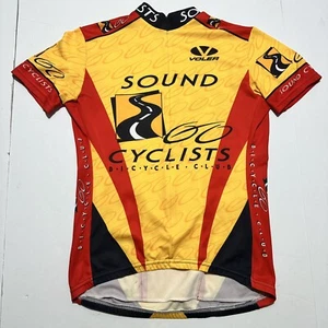 Cycling Jersey Womens Medium Voler Sound Cyclist Promo USA Made 3/4 Zip Up Bike - Picture 1 of 14
