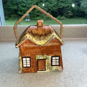 H542~ Price Kensington Ye Olde Cottage BISCUIT COOKIE JAR Cottage Ware Vntg - Picture 1 of 8