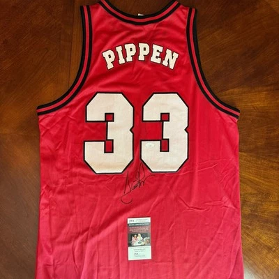 Scottie Pippen Signed Autographed Blank Jersey JSA COA - Image 1 of 4