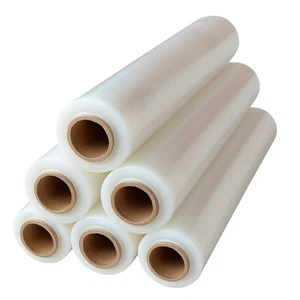 6 rollos de lámina elástica lámina para palés lámina de embalaje 23 my 2,5 kg transparente  - Imagen 1 de 8