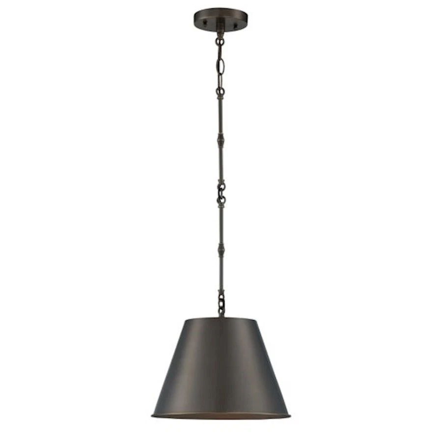 Savoy House Alden 1-Light 8.5" Pendant, Old Bronze - 7-232-1-323 - Image 1 of 1