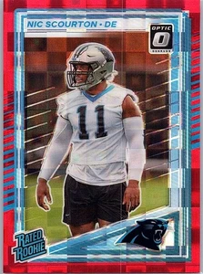 2025 Panini Donruss - Nic Scourton #383 Optic Preview Red Pandora (RC) - Bild 1 von 2