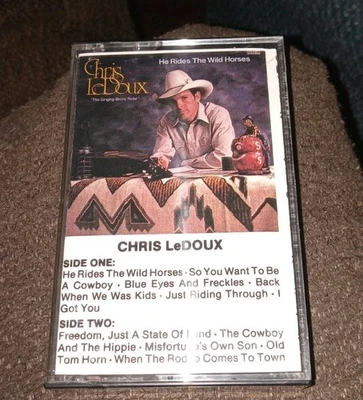 Chris Ledoux - He Rides Wild Horses CASSETTE TAPE RARE American Cowboy  Foto 1 de 2