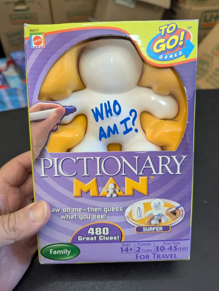 PICTIONARY MAN Travel Edition by TO GO! Games 100% COMPLETE 2009 RVLIFE Vacation - Image 1 of 4