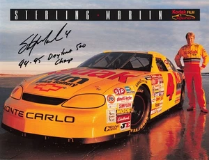 Sterling Marlin NASCAR Kodak Film Signed 8x10 Photo Autographed - Picture 1 of 2