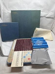 Vintage Deluxe SCRABBLE Edition Selchow & Righter S&R Turntable Red Tiles     S1 - Picture 1 of 16