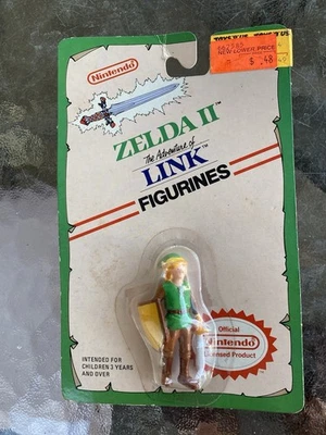 NINTENDO NUEVO SELLADO Zelda II The Adventure Of Link Figura Nuevo de Lote Antiguo Applausos 1989 Foto 1 de 3
