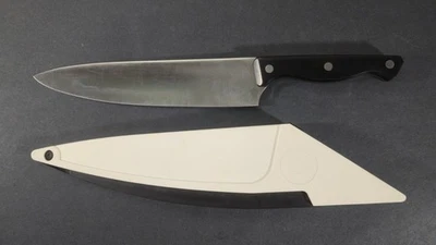 Pampered Chef Chef’s 8” Blade, 14” Knife with Self Sharpening Sheath/Case - Image 1 of 4