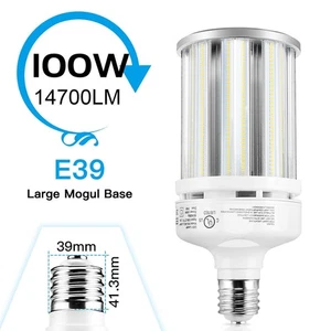 LED Bulb 616-Chip Corn Light Bulb 100W 14700Lm High Bay Garage Shop Corn Lights - Picture 1 of 12