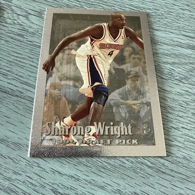 1994-95 Topps Embossed Silver Idol Sharone Wright ROOKIE RC - Image 1 of 4