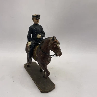 Elastolin Lineol Offizier Musikmeister Reitlehrer zu Pferd Militär I. WK Masse - Bild 1 von 4