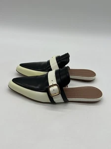 Rare Marni Leather Backless Sabot Womens 36.5 US 6 Slides Mules Slippers Shoes. - Picture 1 of 13