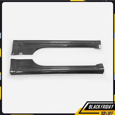 For Fiat Abarth 500 S3 EPA Type Carbon Fiber Wide Body Side Skirt Side Lip 2Pcs - Imagem 1 de 4