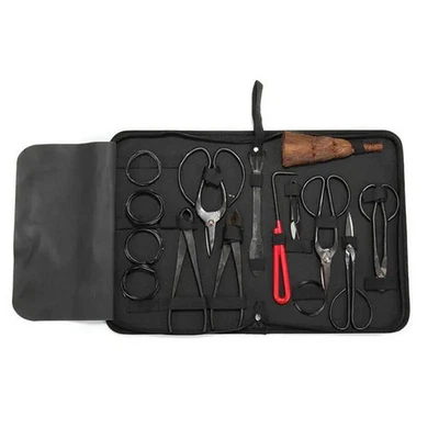 Bonsai Tool Set Carbon Steel Multifunctional Scissors Garden Pruning Trim Tools - Image 1 of 4