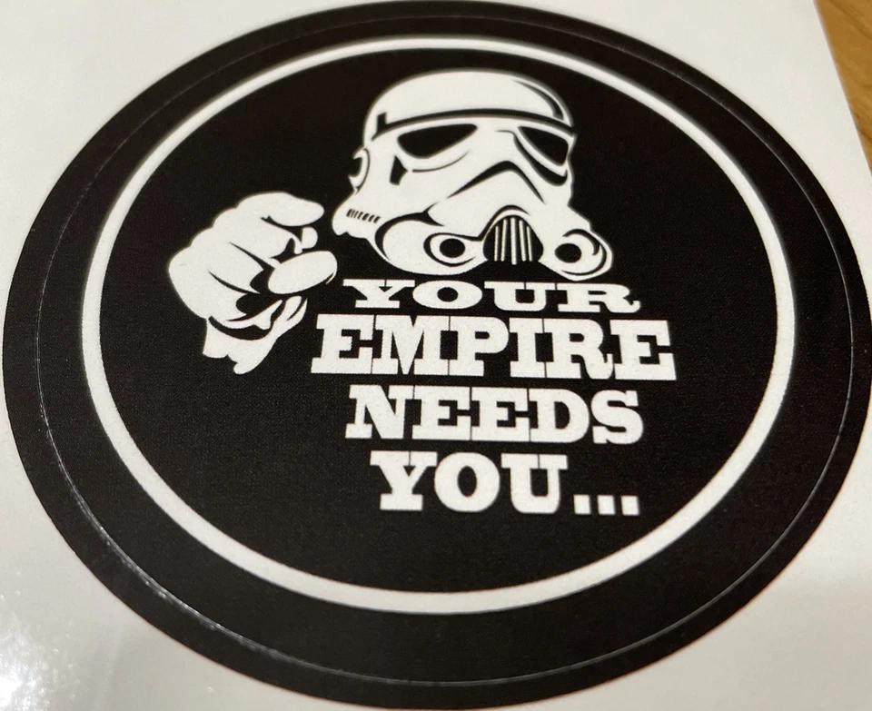 Pegatina (Pelar y Pegar): STAR WARS - Storm Trooper - ¡Tu Imperio te necesita! Foto 1 de 1