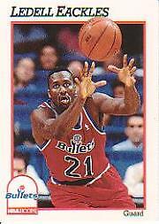 1991-92 NBA Hoops Basketball #213 Ledell Eackles