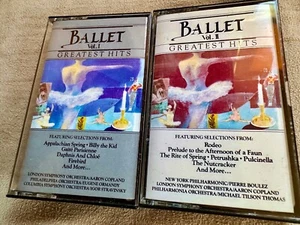 Classical Ballet Greatest Hits Set Volume 1 & 2 Cassette Format CBS Masterworks - Picture 1 of 4