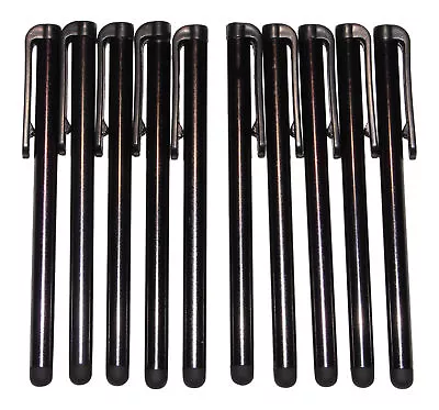 10x Schwarz Stylus Eingabestifte Touch Pen Stift Touch Tablet Handy Lang - Bild 1 von 2