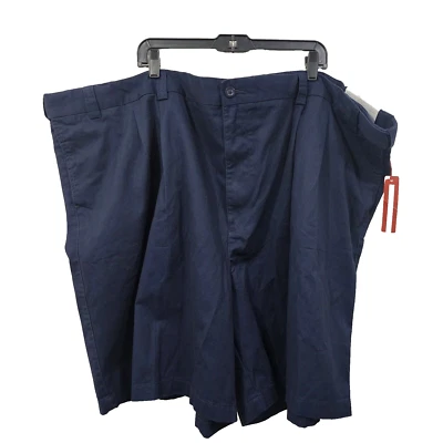 Pantalones Cortos Harbor Bay HB Azul Marino NUEVO Plisado Para Hombres W60 Cintura Relajante Calce Suelto Hombre Grande Foto 1 de 4