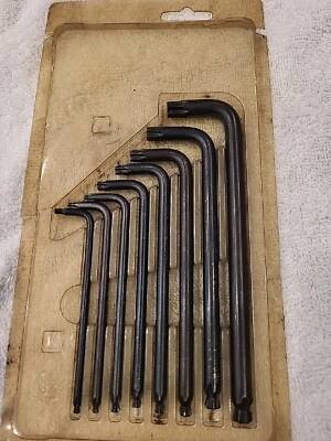 8 Piece Torx Allen with Ball End Set T15-T50 - Image 1 of 4