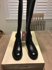 clarks tealia cup tall boots