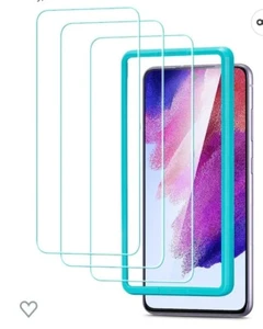 Proteggi schermo vetro temperato ESR compatibile con Samsung Galaxy S21 FE, Suppo - Foto 1 di 6