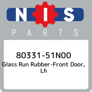 80331-51N00 Nissan Glass run rubber-front door, lh 8033151N00, New Genuine OEM P - Picture 1 of 1