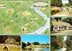 Vintage New Forest Map Postcard, Lyndhurst, Beaulieu, Brockenhurst C7E