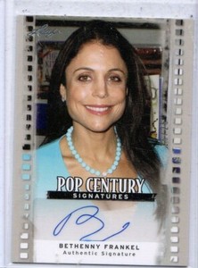 2011 LEAF POP CENTURY BETHANY FRANKEL SILVER /25 "APPRENTANCE" AUTOGRAPH AUTO