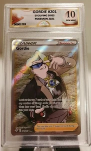 Pokémon TCG: SWSH07 Evolving Skies Gordie (SRG Graded 10) Full Art Ultra Rare - Picture 1 of 2