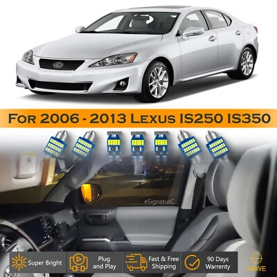 16 luces LED ultra blancas equipamiento interior para Lexus IS250 IS350 2006-2013 Foto 1 de 4