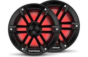 Rockford Fosgate M1-65B Color Optix 2-Way 6.5" Marine Boat Speakers - Black - Picture 1 of 1