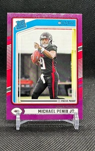 2024 Panini Donruss - Rated Rookie Purple Press Proof #308 Michael Penix Jr. RC - Picture 1 of 2